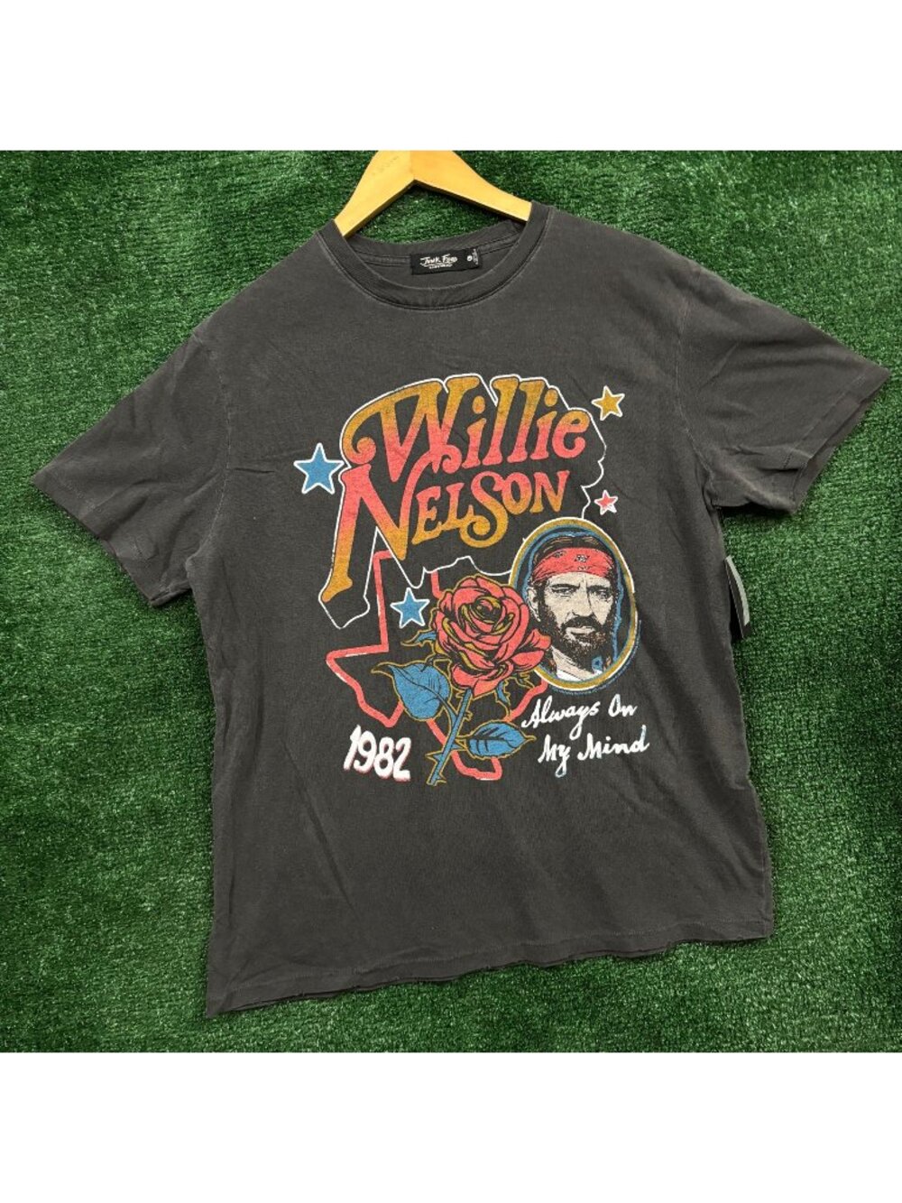 Willie Nelson 1982 Always on My Mind T-Shirt Size Large